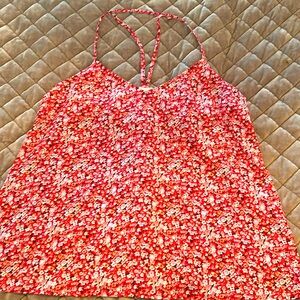 Skies are Blue Rayon Top/Tank Floral Sz M NWOT.